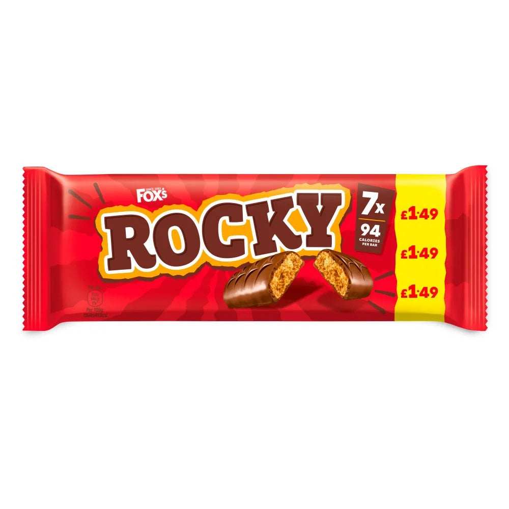 Fox's Rocky Biscuit Bars 133g, front of pack