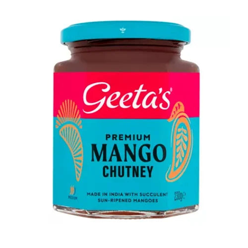 Geeta's Premium Mango Chutney 230g, front of pack