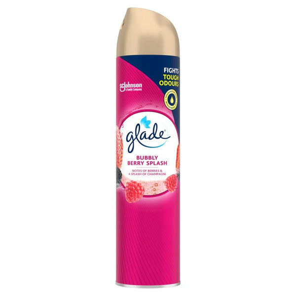 Glade Aerosol Air Freshener Bubbly Berry Splash 300ml, front of pack