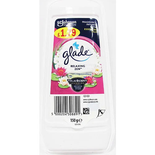 Glade Solid Air Freshener Relax Zen 150g, front of pack