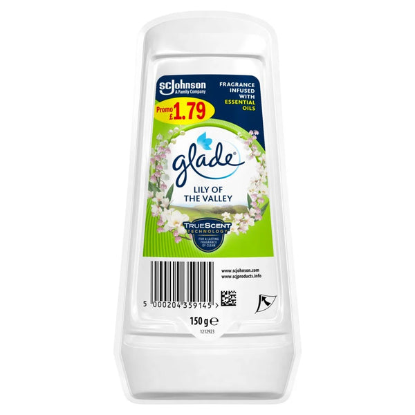 Glade Solid Gel Lily of the Valley Air Freshener 150g, front of pack