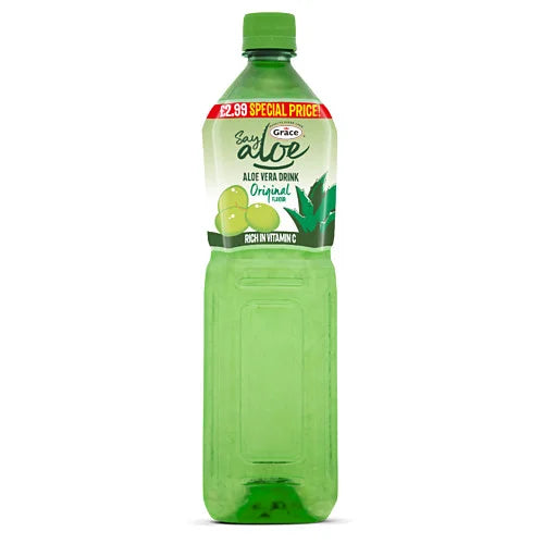 Grace Aloe Vera Drink 1.5L, front of pack