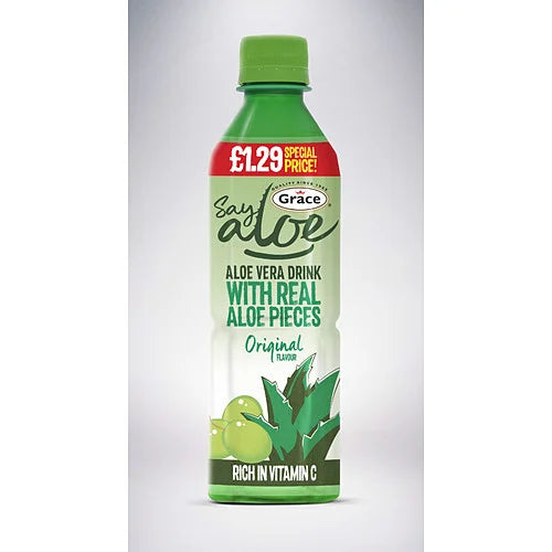 Grace Aloe Vera Original Drink 500ml, front of pack