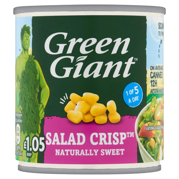 Green Giant Salad Crisp Sweetcorn 160g, front of pack
