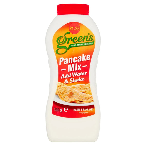 Green's Pancake Mix 155g, front of pack