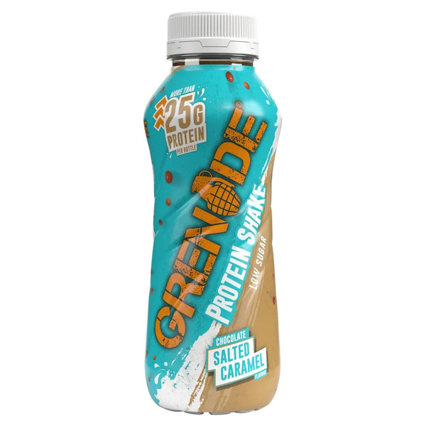 Grenade Chocolate Salted Caramel Protein Shake, front of pack