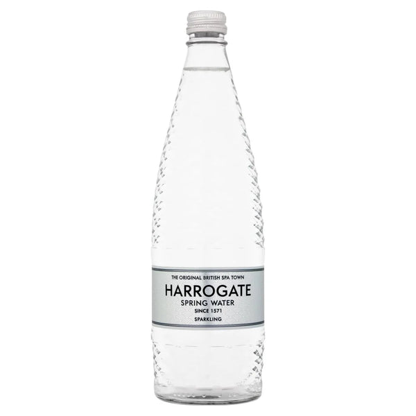 Harrogate Spring Water Sparkling 750ml, front of pack