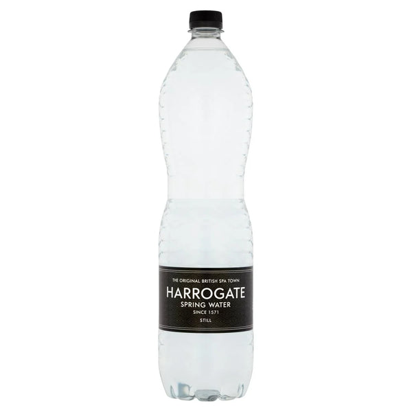 Harrogate Spring Water Still 1.5L, front of pack