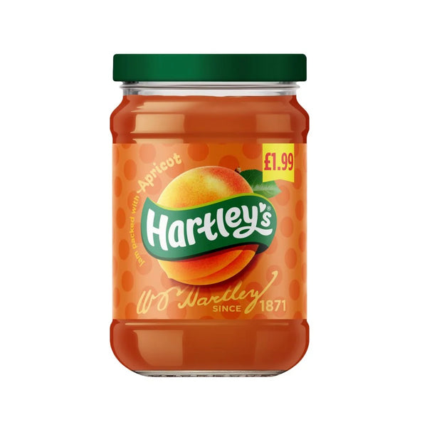 Hartley's Apricot Jam 300g, front of pack