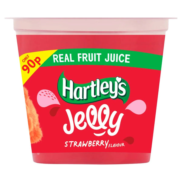 Hartley's Strawberry Flavour Jelly 125g, front of pack