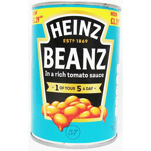 Heinz Baked Beans 415g Tin, front of pack
