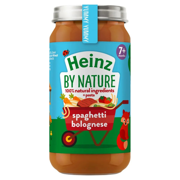 Heinz By Nature Spaghetti Bolognese Baby Food Jar 200g, front of pack