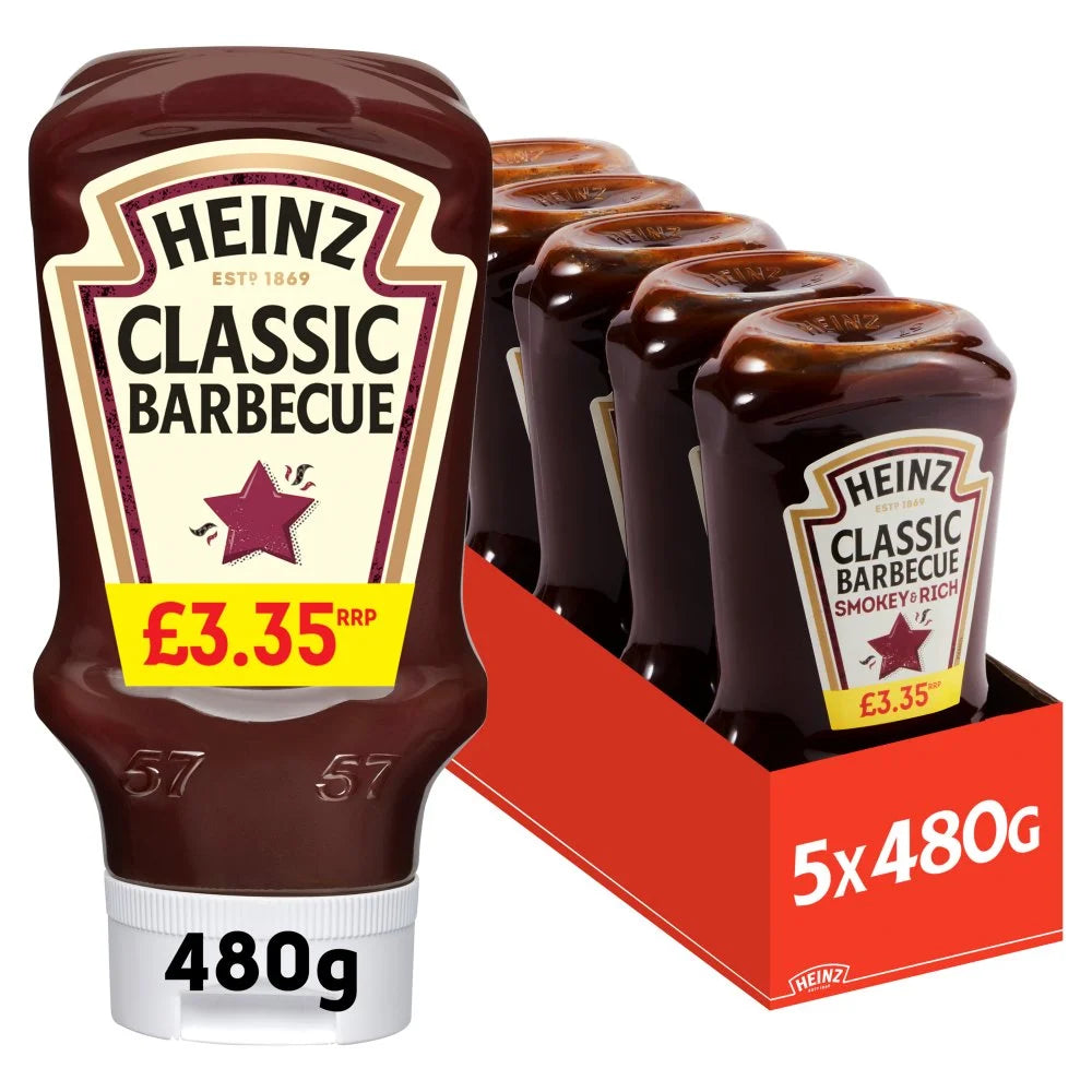 Heinz Classic Barbecue Sauce 480g, front of pack