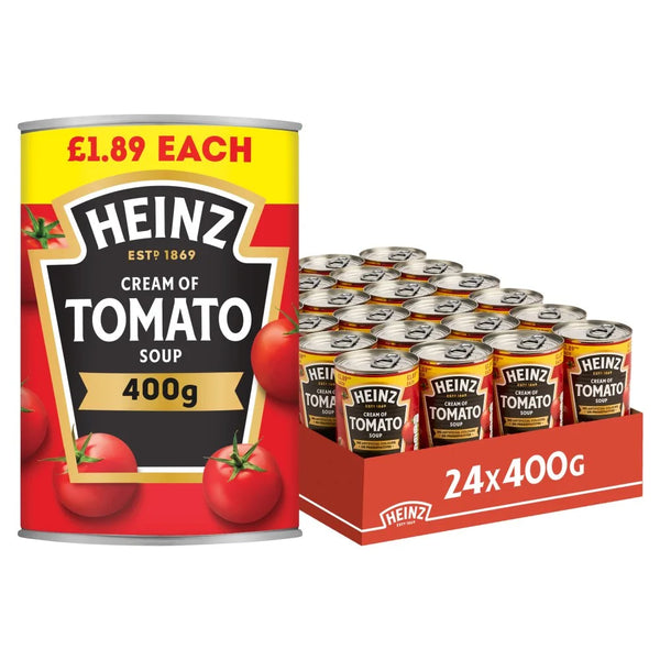 Heinz Cream of Tomato Soup 400g, front of pack