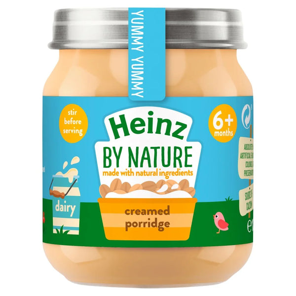 Heinz Creamy Porridge Baby Food Jar 120g, front of pack