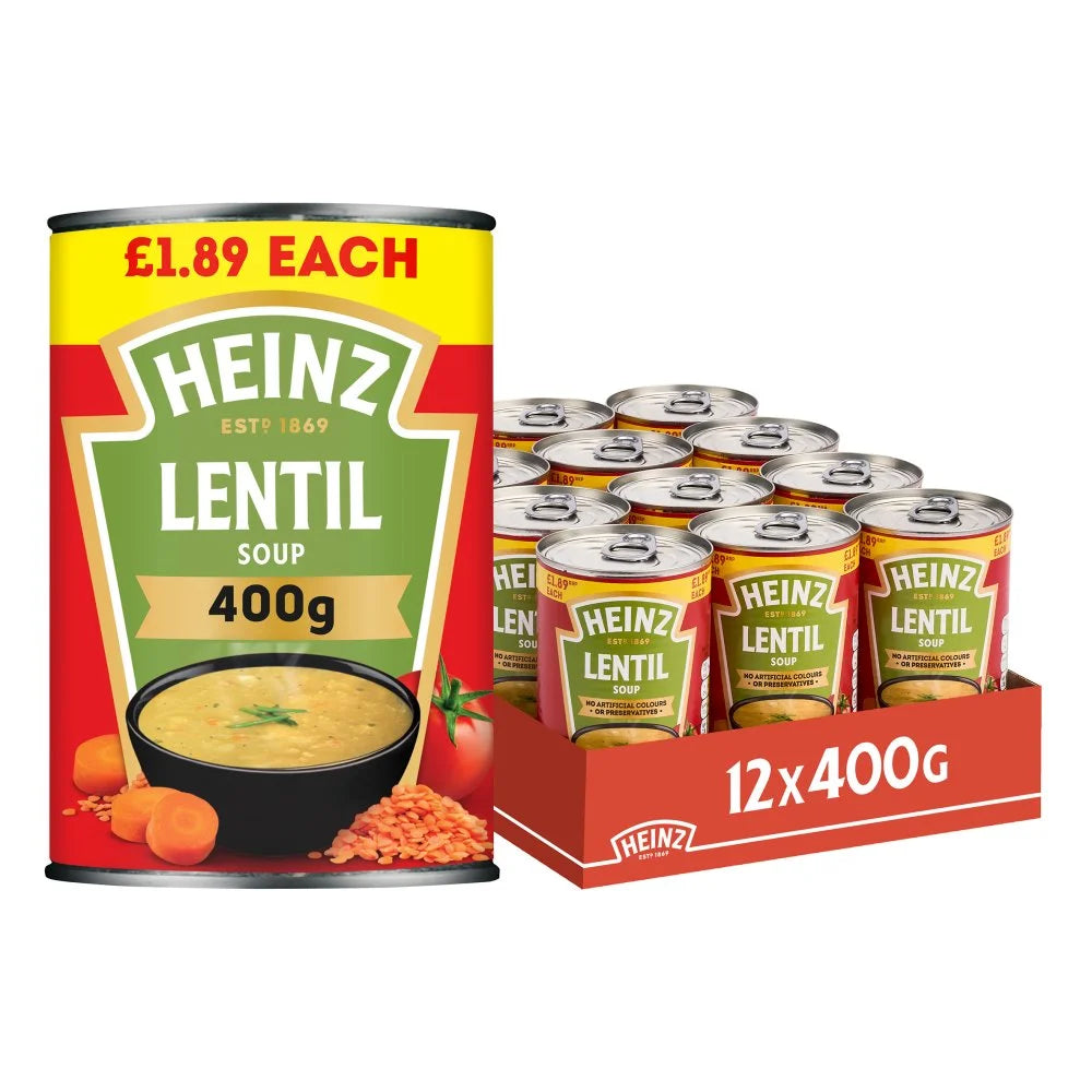 Heinz Lentil Soup 400g, front of pack