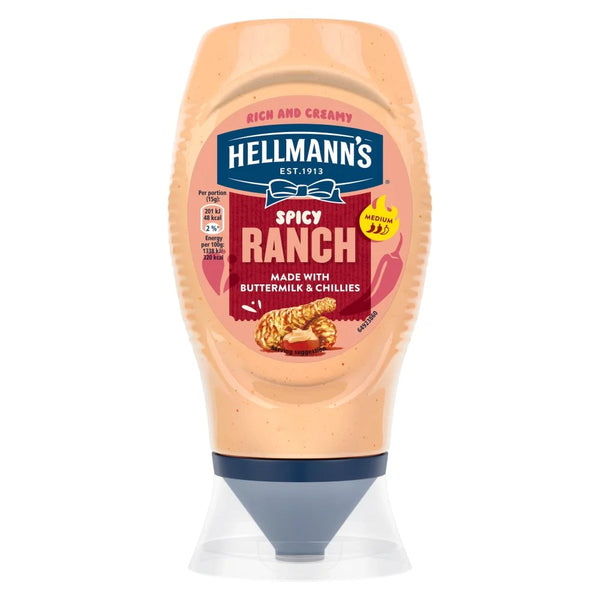 Hellmann's Spicy Ranch Sauce 245g, front of pack