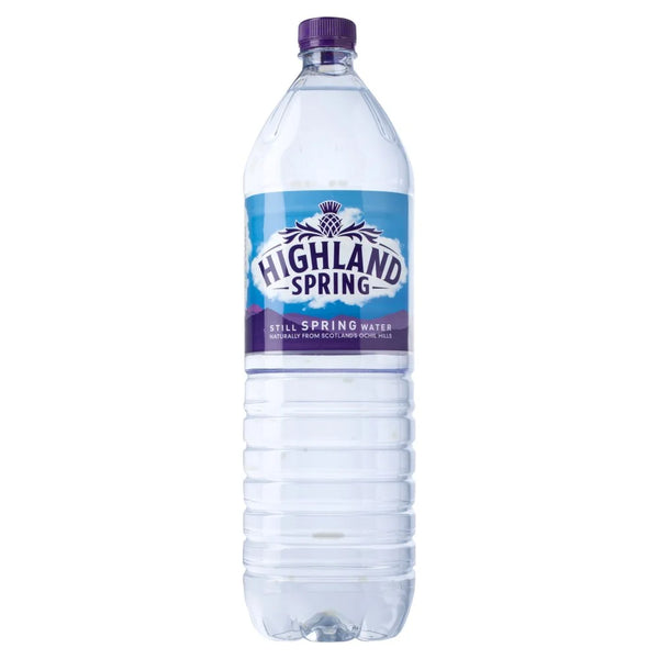 Highland Spring Still Spring Water 2L, front of pack
