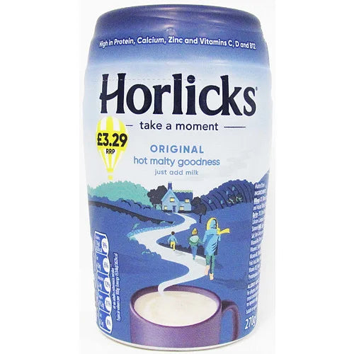 Horlicks Traditional Malt 270g, front of pack