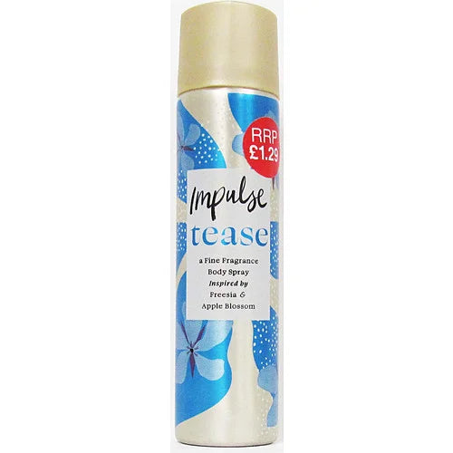 Impulse Body Spray Tease 75ml, front of pack