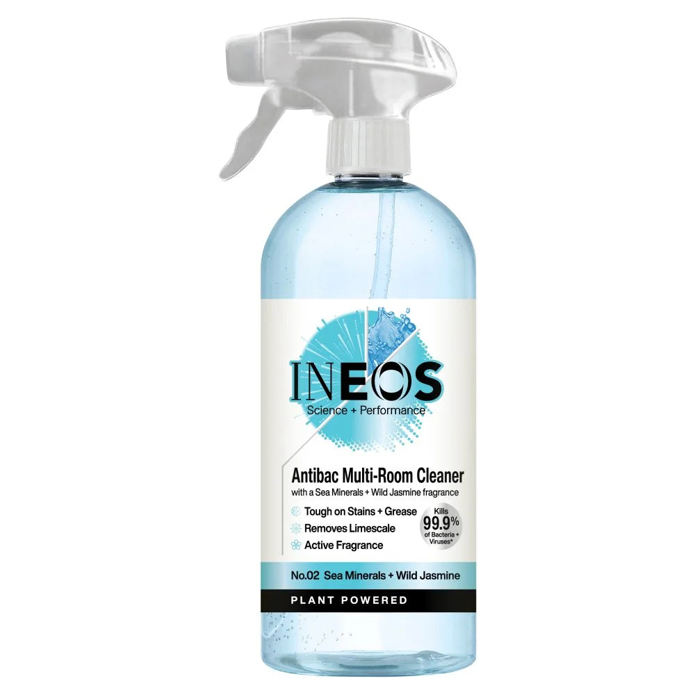 INEOS Antibac Multi-Room Cleaner Sea Minerals + Wild Jasmine 750ml, front of pack