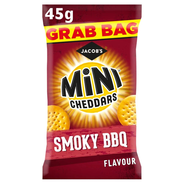 Jacob's Mini Cheddars Smoky BBQ 45g, front of pack