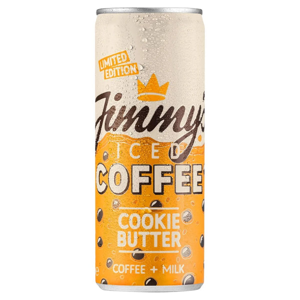 Jimmy's Limited Edition Cookie Butter Iced Coffee 250ml, front of pack