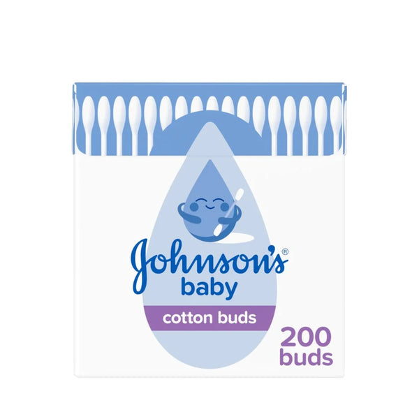 Johnson's Baby Cotton Buds 200 pieces, front of pack