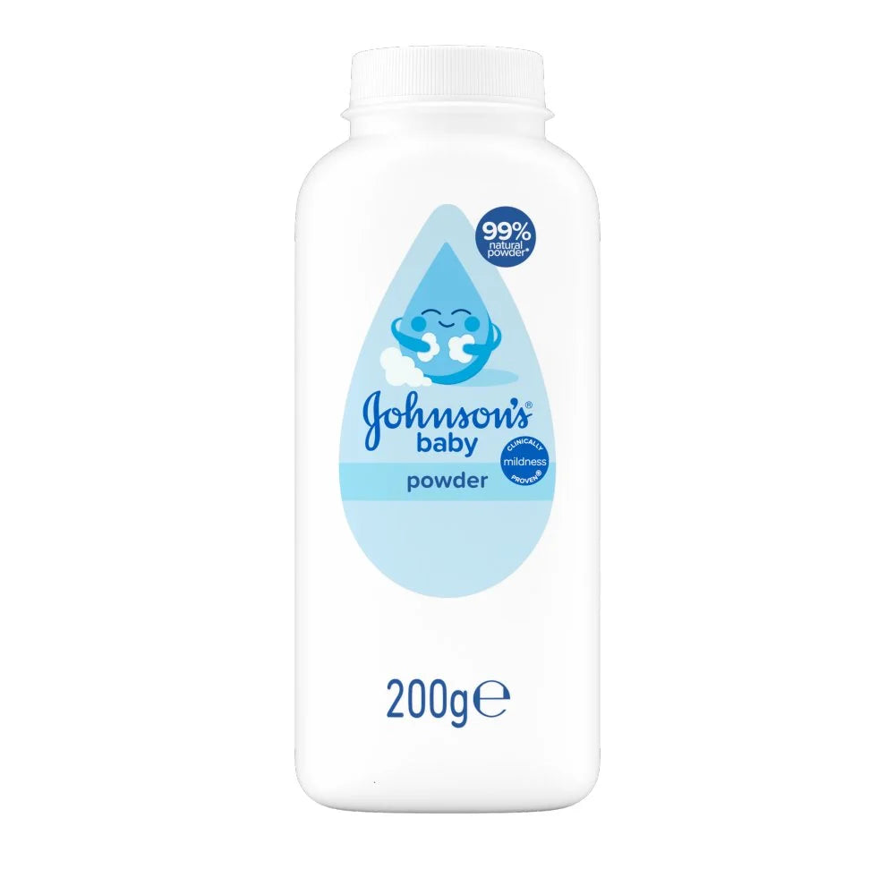 Johnson's Baby Powder Natural Cornstarch 200g, front of pack