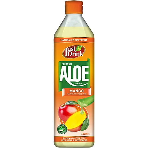 Just Drink Mango 500ml, front of pack