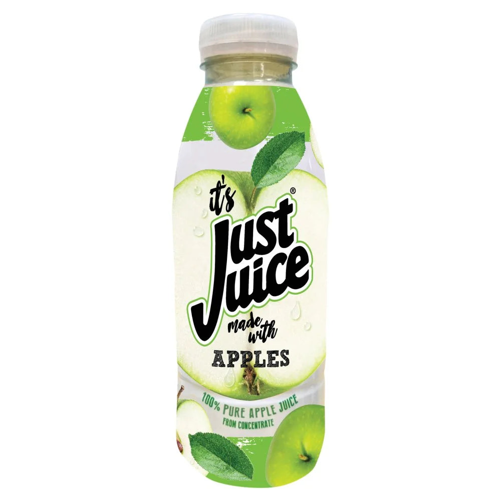 Just Juice Pure Apple Juice from Concentrate 500ml, front of pack