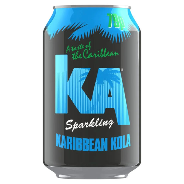 KA Kola Sparkling Soft Drink Can 330ml, front of pack