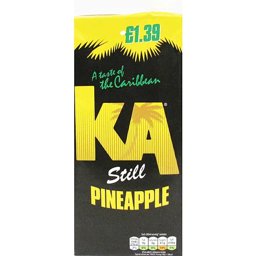 Ka Still Pineapple Drink 1L Carton, front of pack