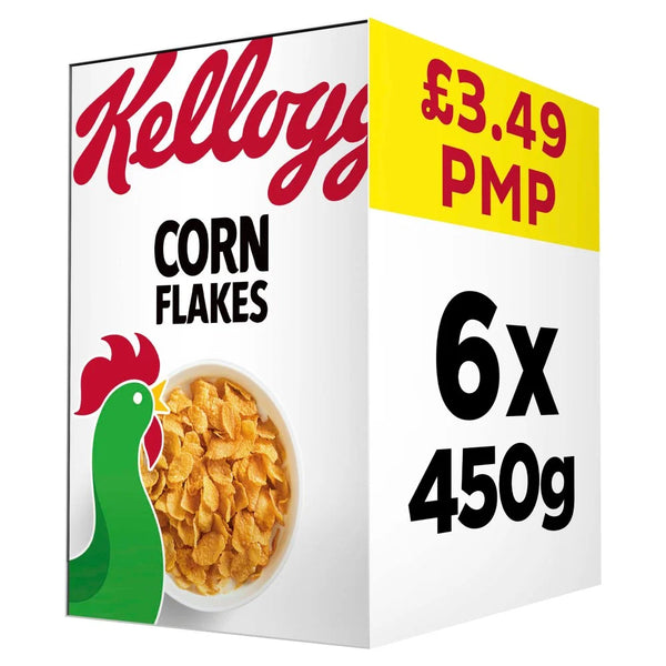 Kellogg's Corn Flakes Breakfast Cereal 450g, front of pack