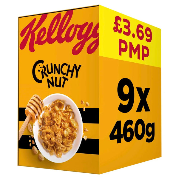 Kellogg's Crunchy Nut Breakfast Cereal 460g, front of pack