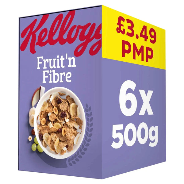 Kellogg's Fruit n Fibre Breakfast Cereal 500g, front of pack