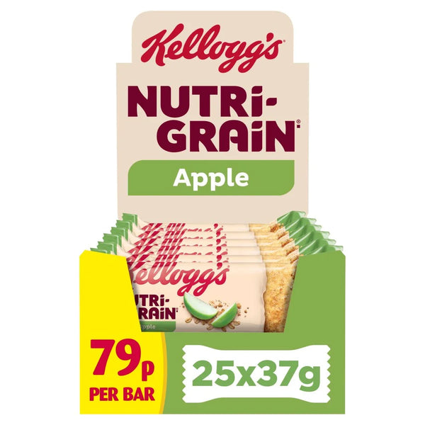 Kellogg's Nutri-Grain Apple Snack Bar 37g, front of pack