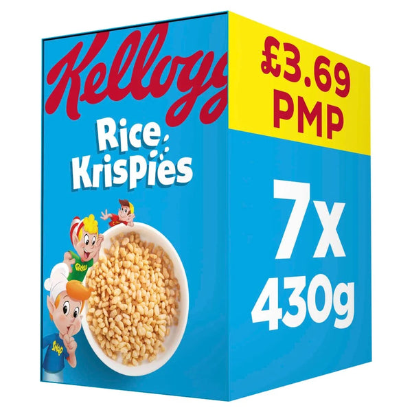 Kellogg's Rice Krispies Breakfast Cereal 430g, front of pack