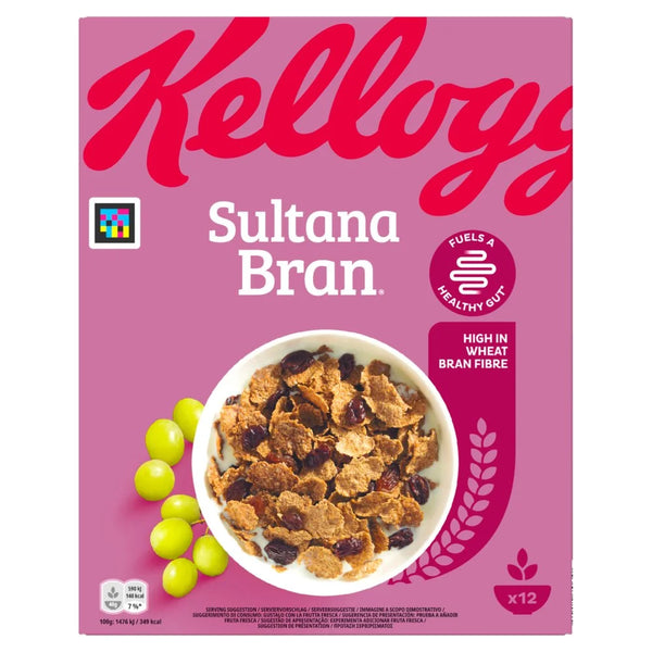 Kellogg's Sultana Bran Breakfast Cereal 500g, front of pack