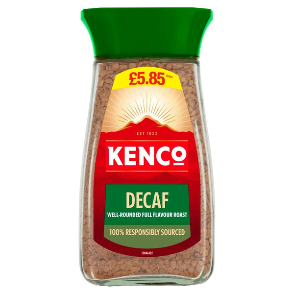 Kenco Decaf Instant Coffee 100g, front of pack
