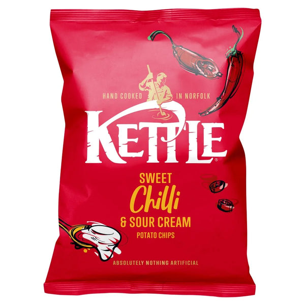 Kettle Chips Sweet Chilli & Sour Cream 130g, front of pack
