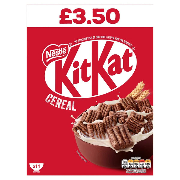 Nestle KitKat Milk Chocolate Breakfast Cereal 330g, front of pack