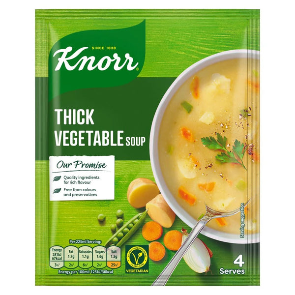 Knorr Thick Vegetable Dry Packet Soup 75g, front of pack