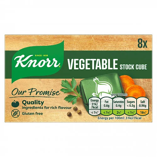 Knorr Vegetable Stock Cubes 8 x 10g, front of pack