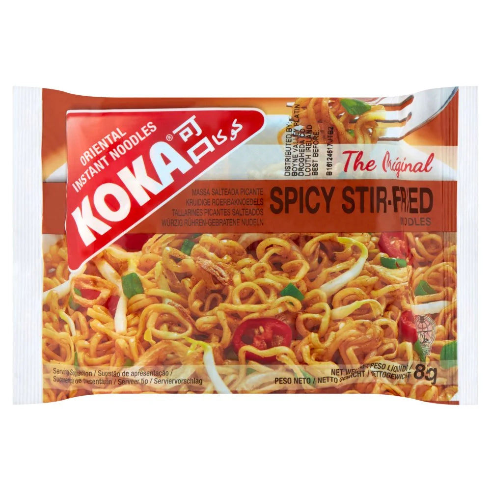 Koka The Original Spicy Stir-Fried Oriental Instant Noodles 85g, front of pack