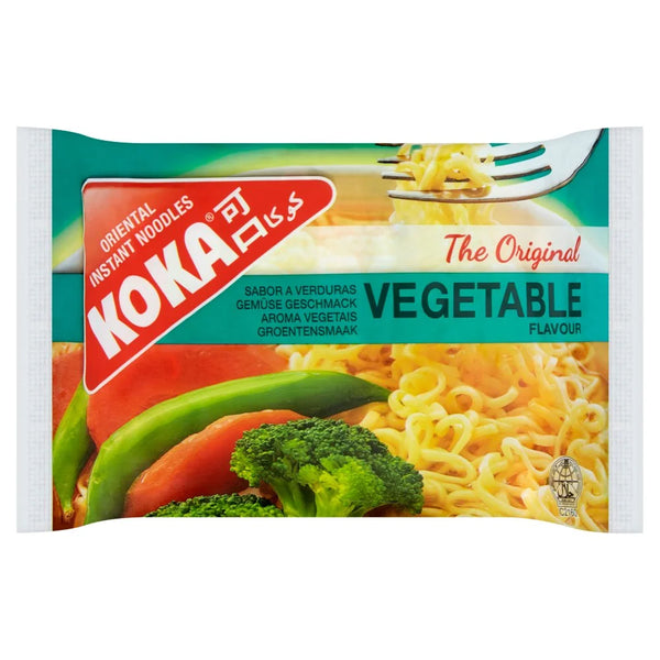 Koka The Original Vegetable Flavour Oriental Instant Noodles 85g, front of pack