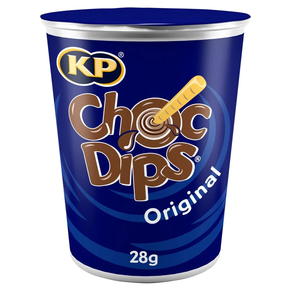 KP Choc Dips Original 28g, front of pack