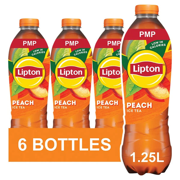 Lipton Peach Ice Tea 1.25L, front of pack