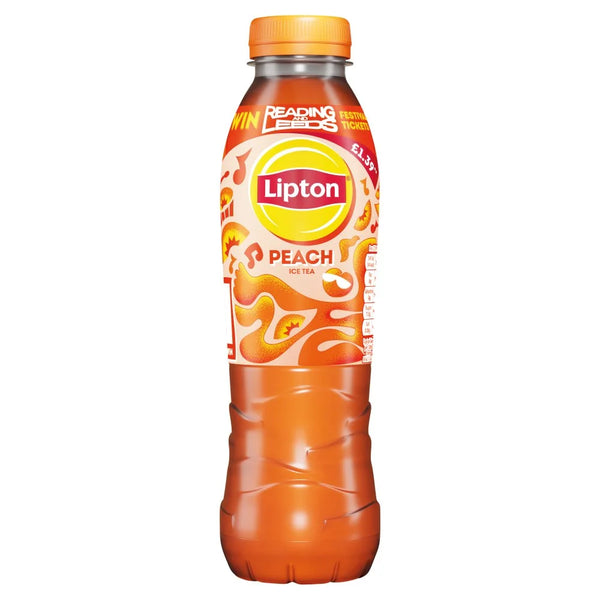 Lipton Peach Ice Tea 500ml, front of pack