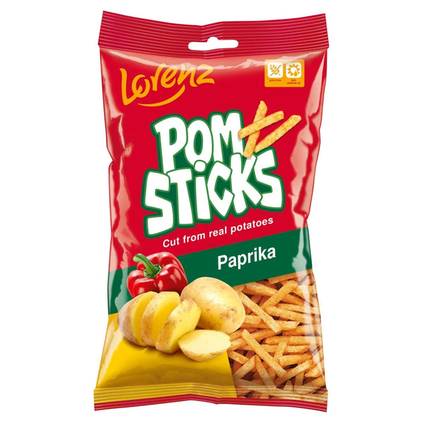 Lorenz Snack-World Pomsticks Paprika 85g, front of pack